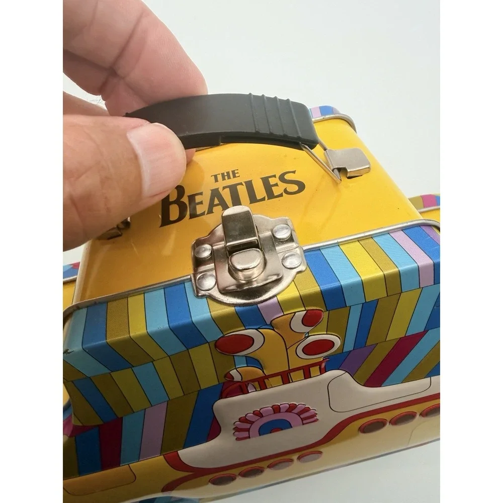 The Beatles Yellow Submarine Embossed Tin Tote Lunchbox - Vandor 2011 Retro